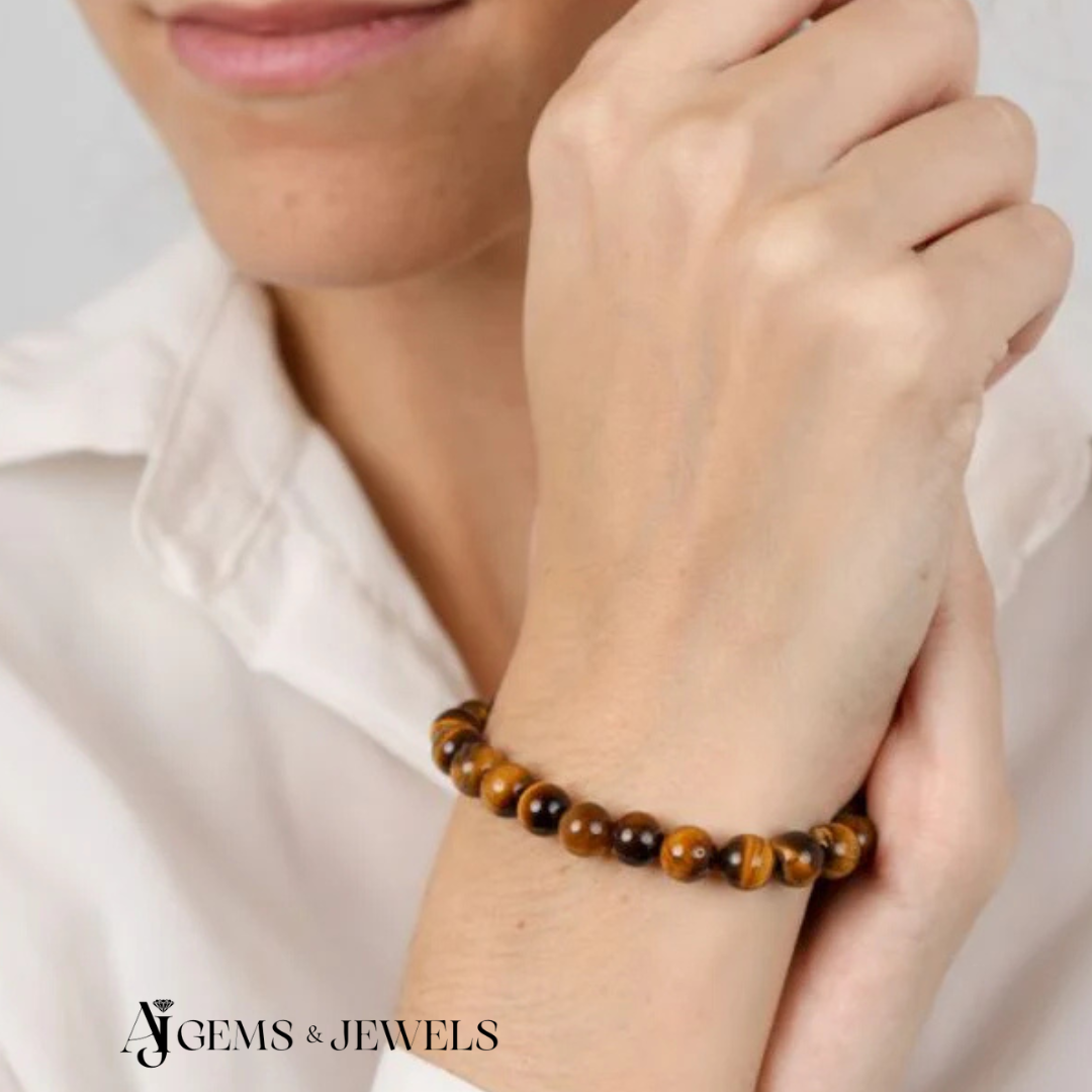 Natural Tiger Eye Bracelet - Your shield Against Negative Energies