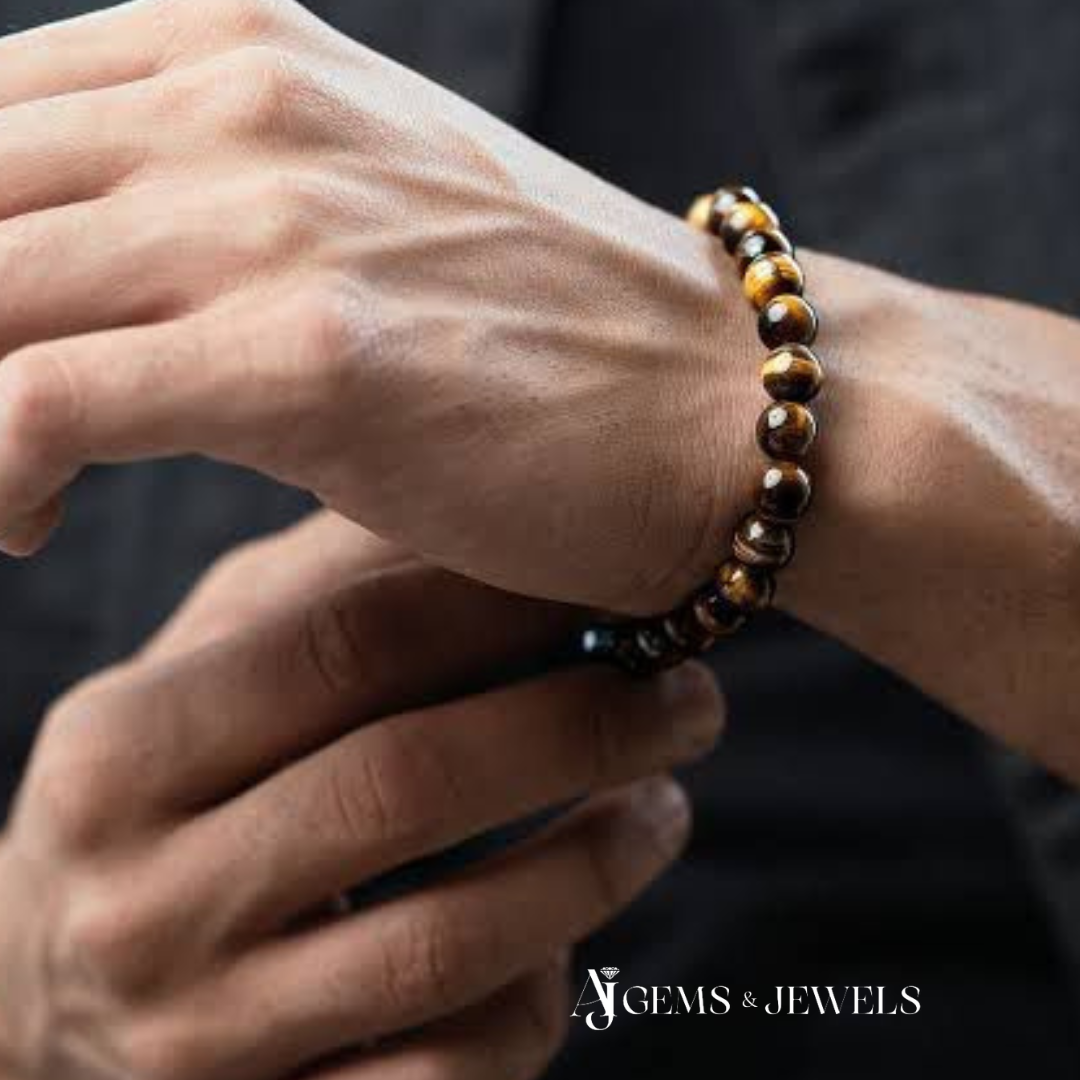 Natural Tiger Eye Bracelet - Your shield Against Negative Energies