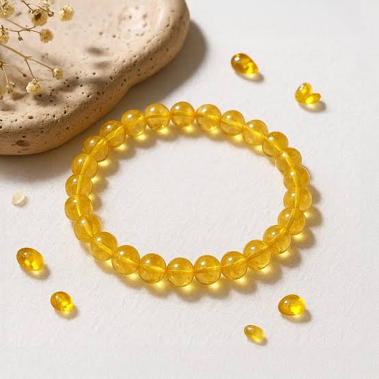 Citrine Bracelet – Attracts Wealth, Positivity