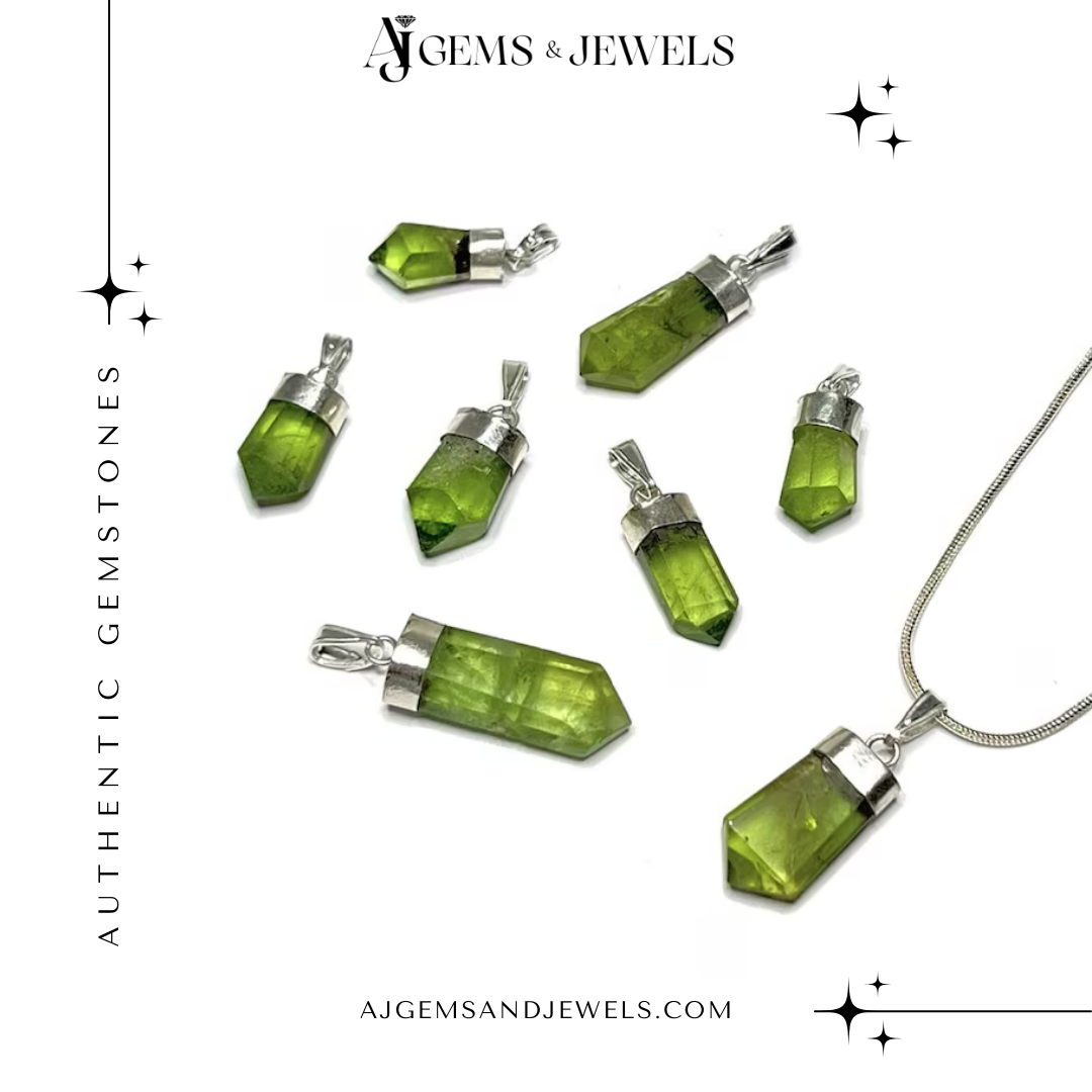 Natural Peridot Pendant