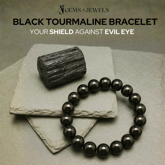 Black Tourmaline Bracelet: Guard your energy - Ground your soul