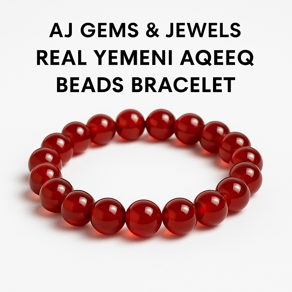 Real Yemeni Aqeeq Bracelet