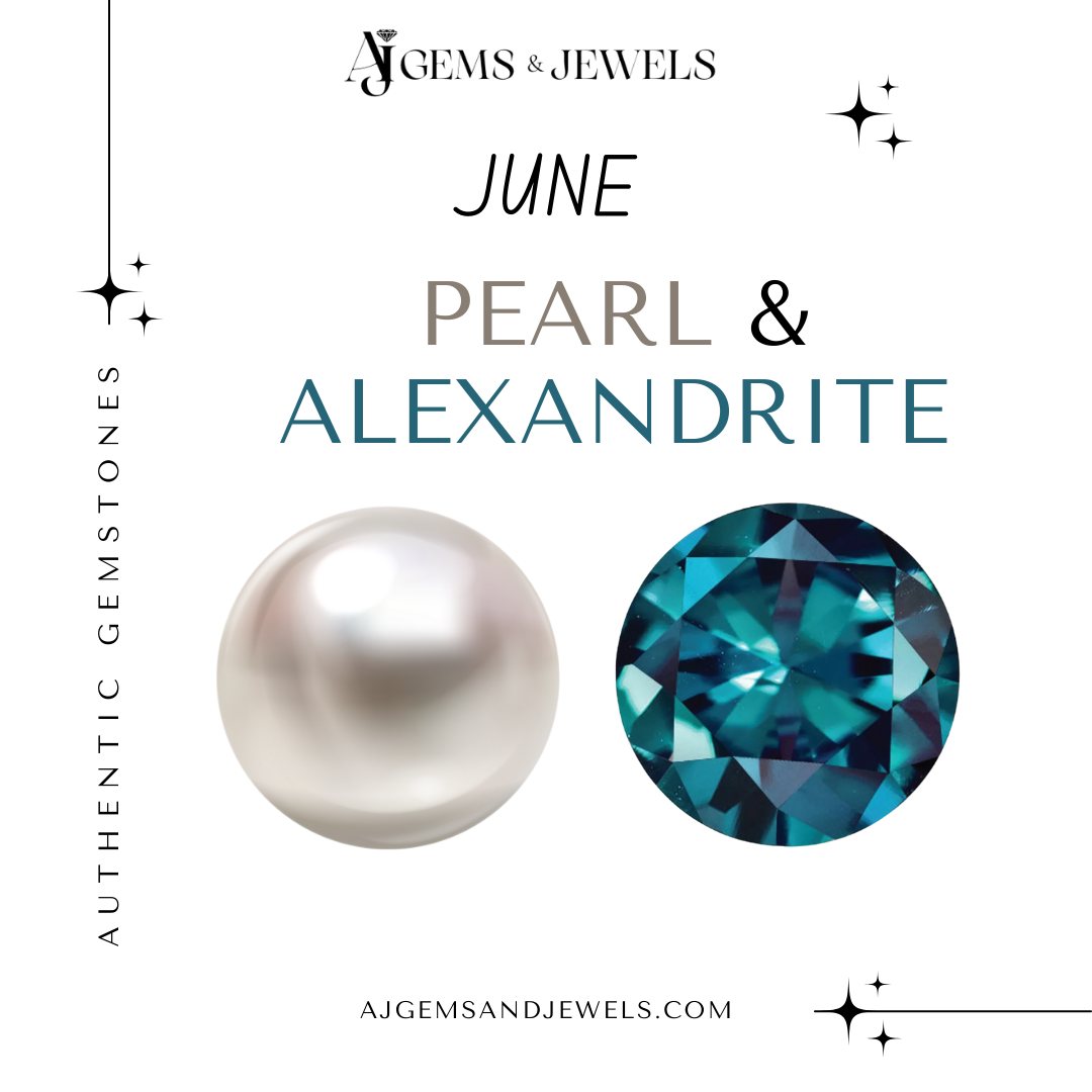 June – Pearl & Alexandrite