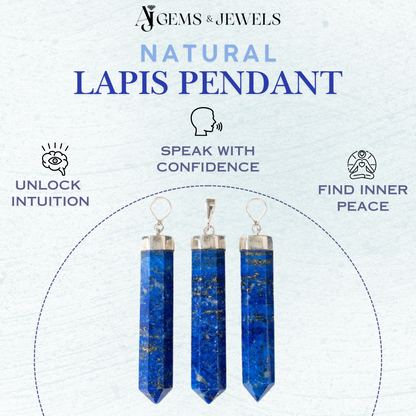 NATURAL LAPIS LAZULI PENDANT