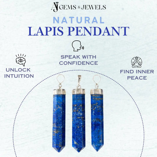 NATURAL LAPIS LAZULI PENDANT