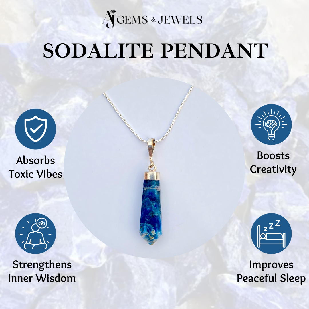 Natural Sodalite Pendant