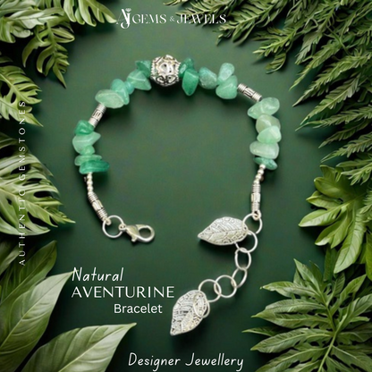 Natural Aventurine Bracelet – Stone of Prosperity, Healing & Opportunity!