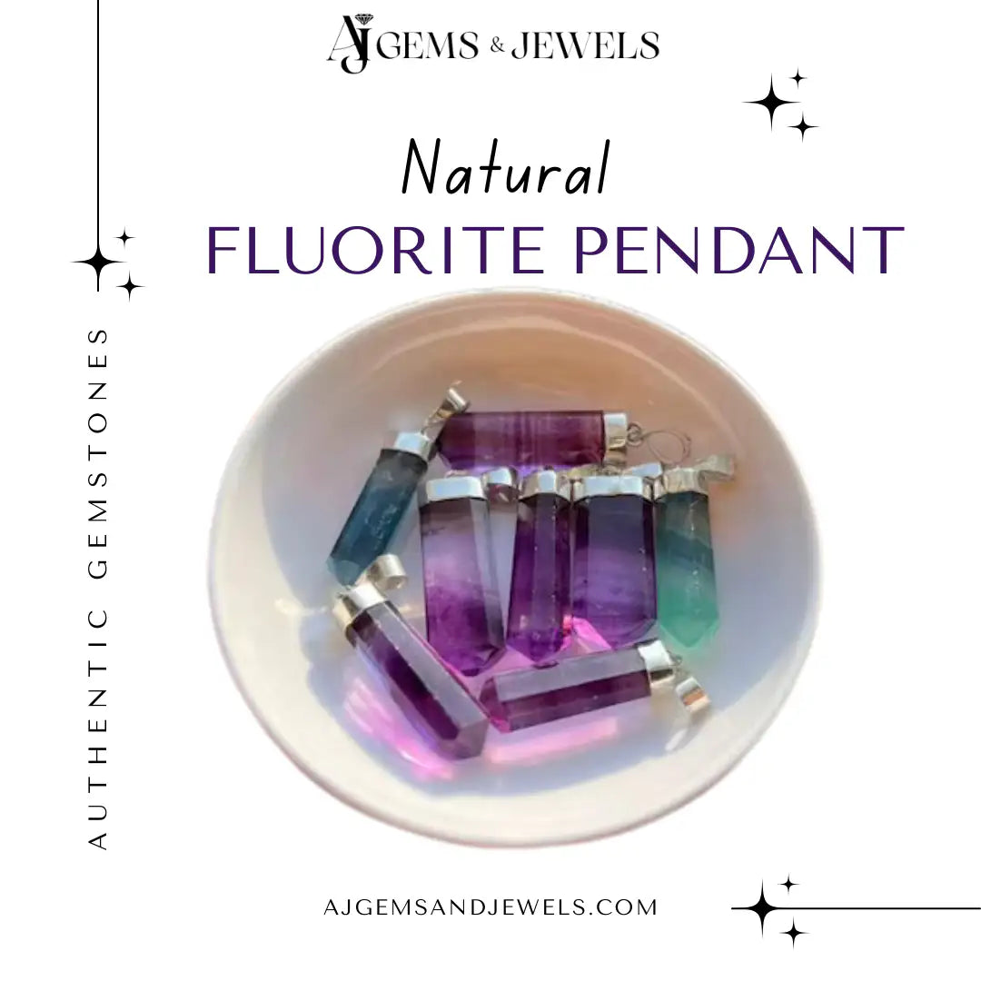 Natural Fluorite Pendant