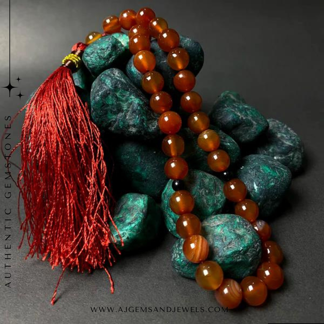 Natural Yemeni Aqeeq Tasbih