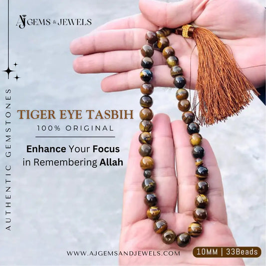 Natural Tiger Eye Tasbih