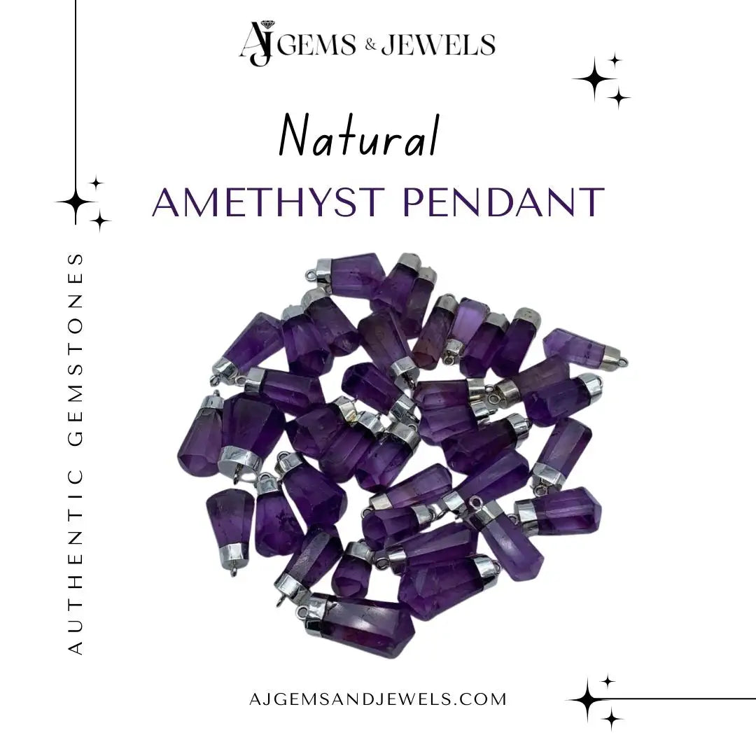 100% Natural Amethyst Pendant – Protect Your Peace and Sleep Soundly