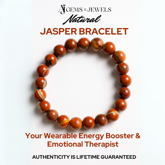 NATURAL JASPER BRACELET - WEARABLE ENERGY BOOSTER & EMOTIONAL THERAPIST