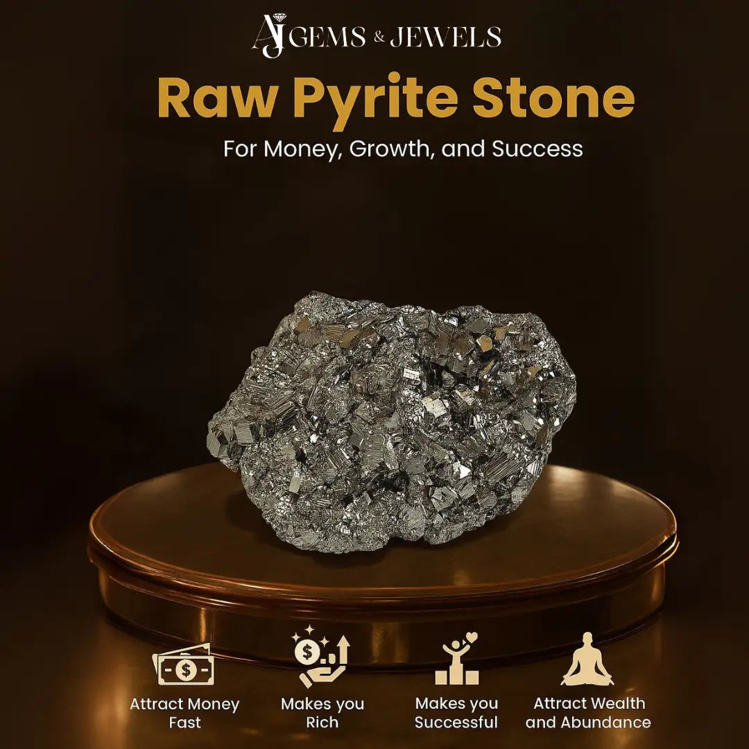 Raw Pyrite – The Stone of Wealth & Protection