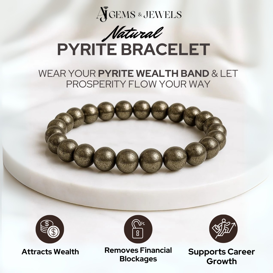 REAL PYRITE BRACELET - WEALTH BAND