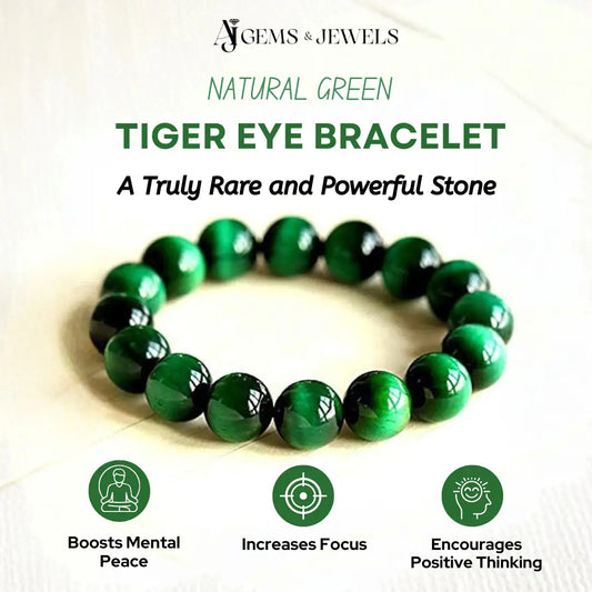 GREEN TIGER EYE BRACELET - A TRULY RARE & POWERFUL GEMSTONE