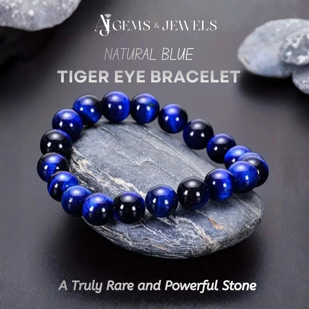 BLUE TIGER EYE BRACELET