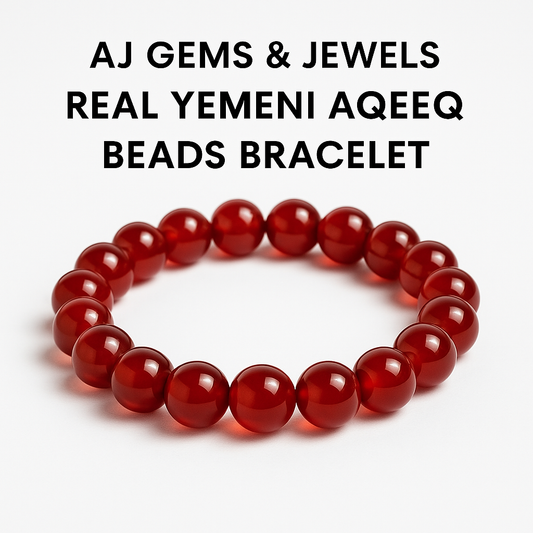 Real Yemeni Aqeeq Bracelet